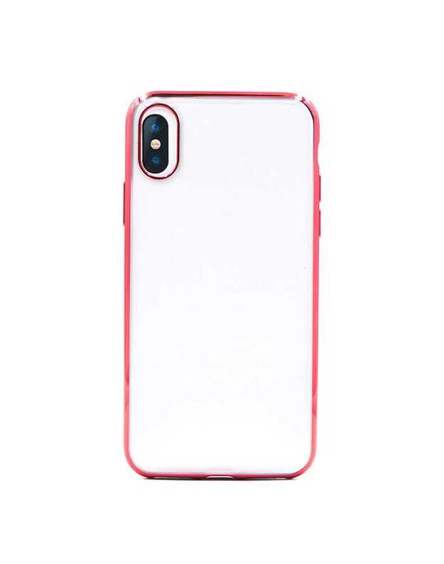 Devia Glitter soft case (TPU) iPhone XS/X(5.8) red