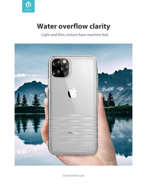 Devia Ocean2 series case iPhone 11 Pro Max clear
