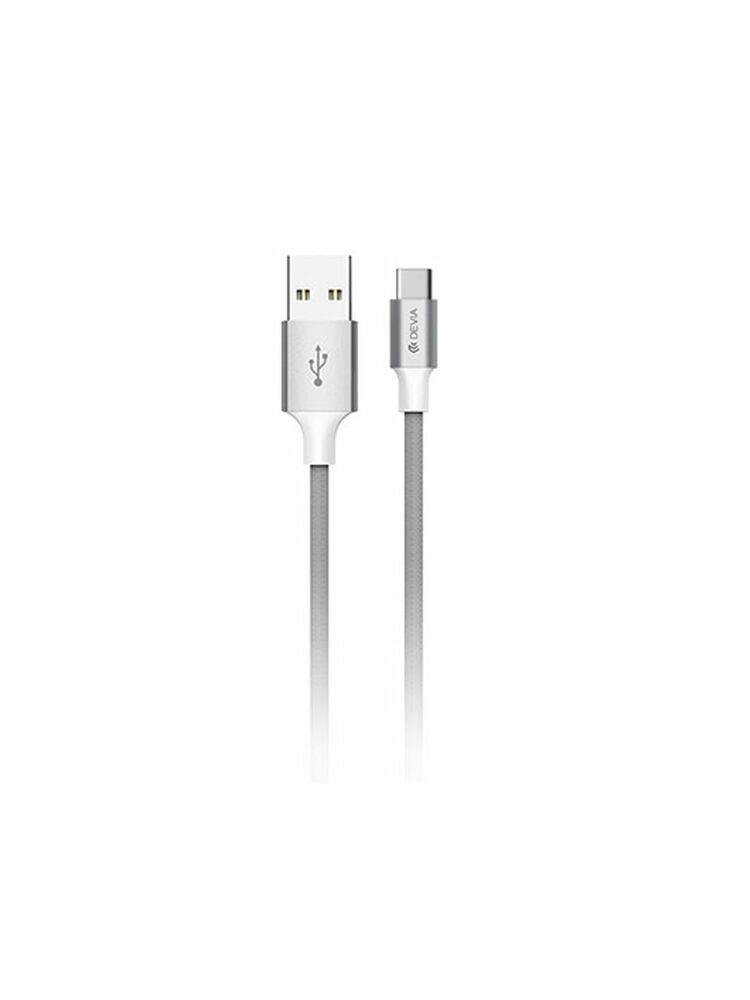 Devia Pheez Series Cable Set for type-c 3 Pack (25CM,1M,2M) gray