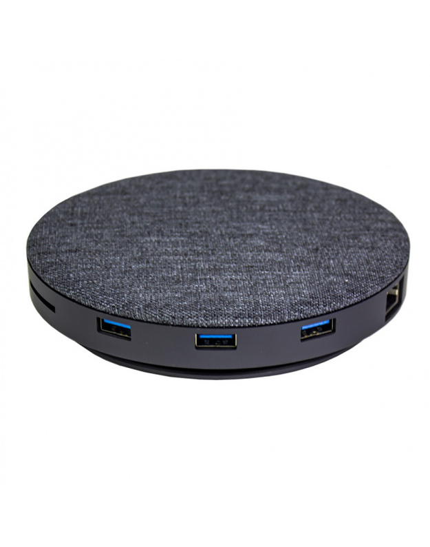 Devia UFO 10in1 HUB wireless charger gray