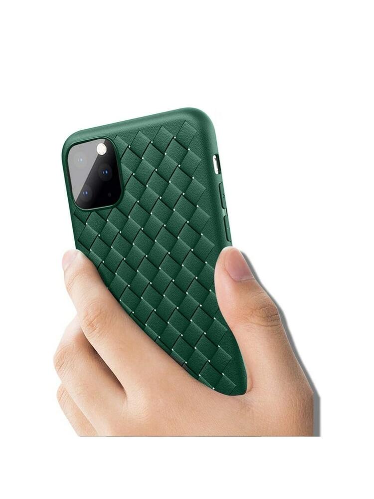 Devia Woven Pattern Design Soft Case iPhone 11 Pro Max green