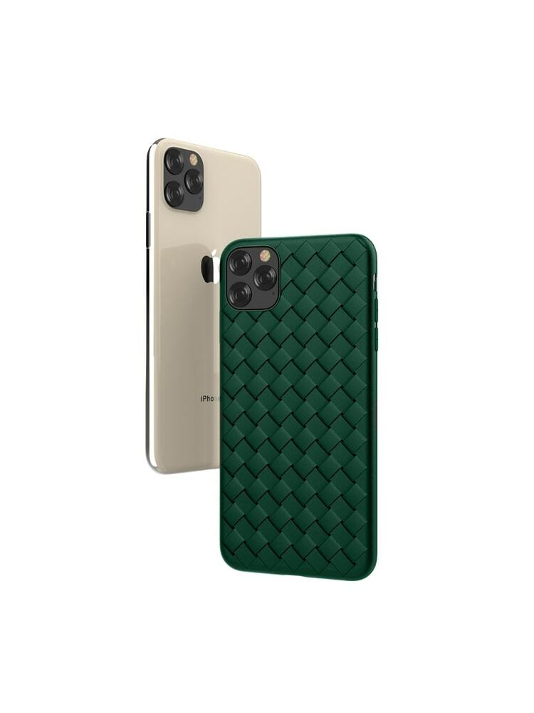 Devia Woven Pattern Design Soft Case iPhone 11 Pro Max green