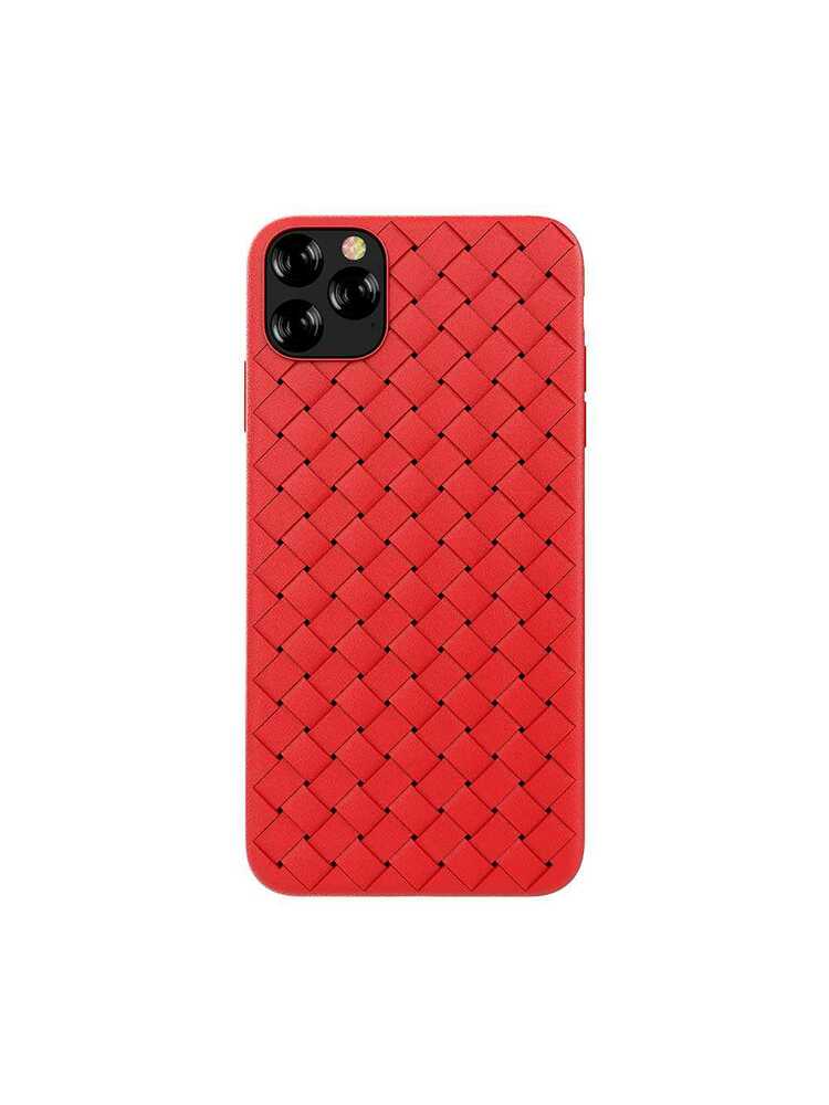 Devia Woven Pattern Design Soft Case iPhone 11 Pro Max red