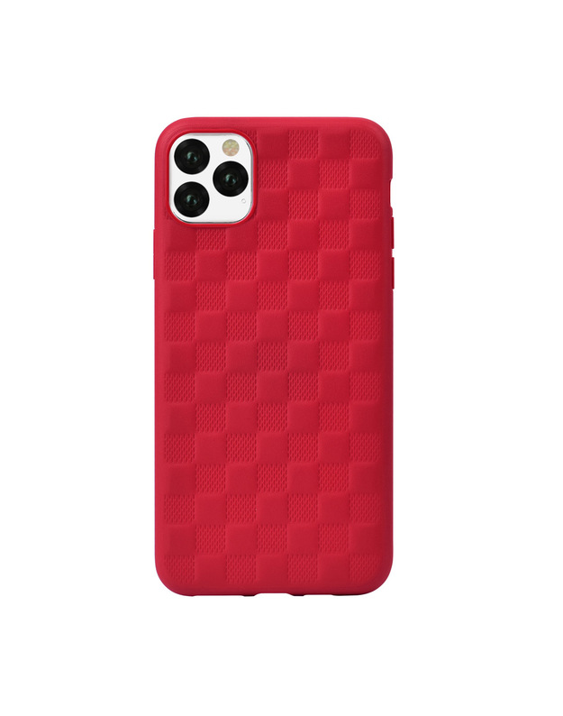 Devia Woven2 Pattern Design Soft Case iPhone 11 Pro Max red