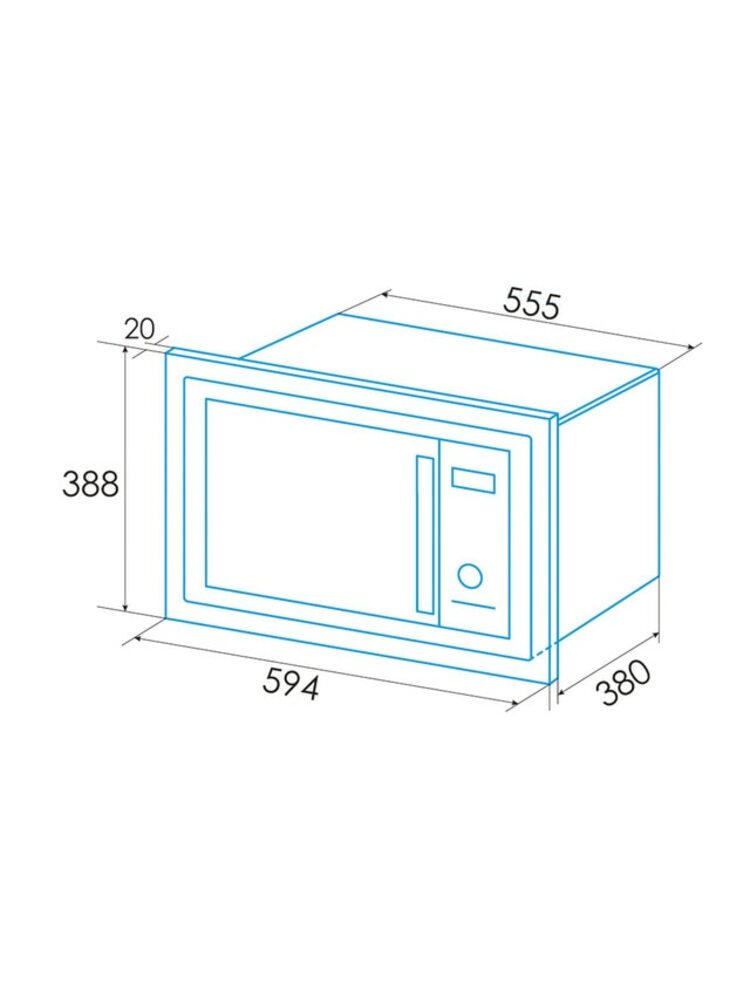 Edesa EMW-2530-IG WH
