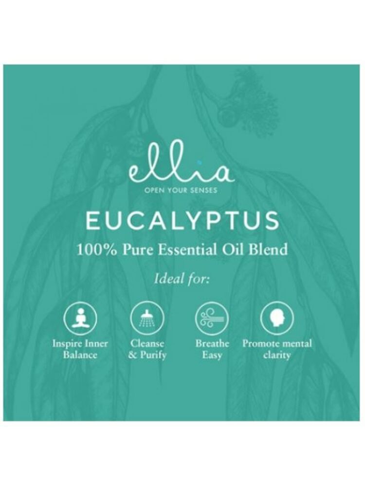 Ellia ARM-EO15EUC-WW Eucalyptus 100% Pure Essential Oil - 15ml