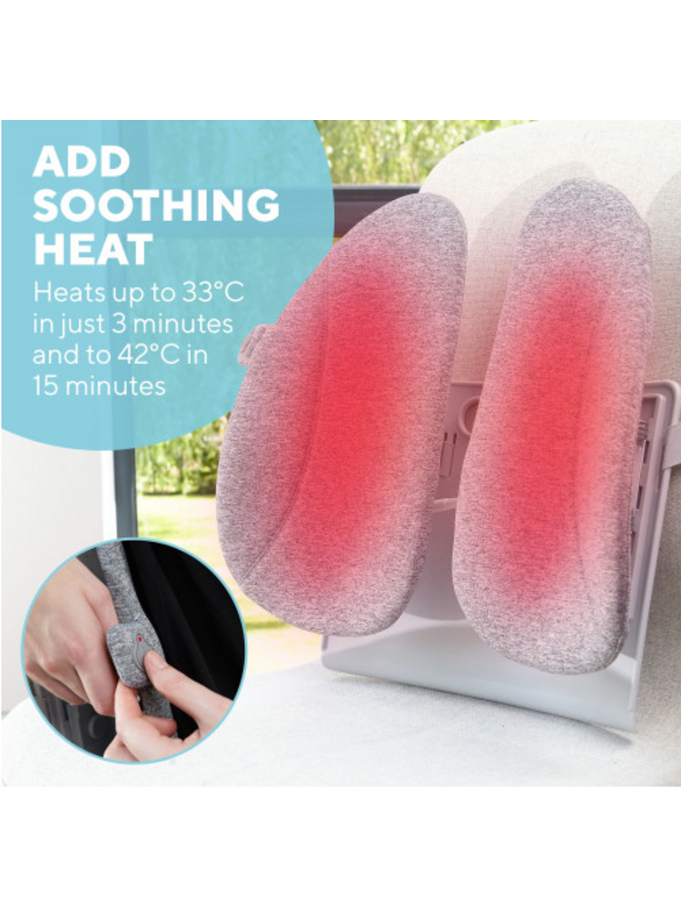 Homedics ER-BS200H Back Support Cushion with Cover + Heat