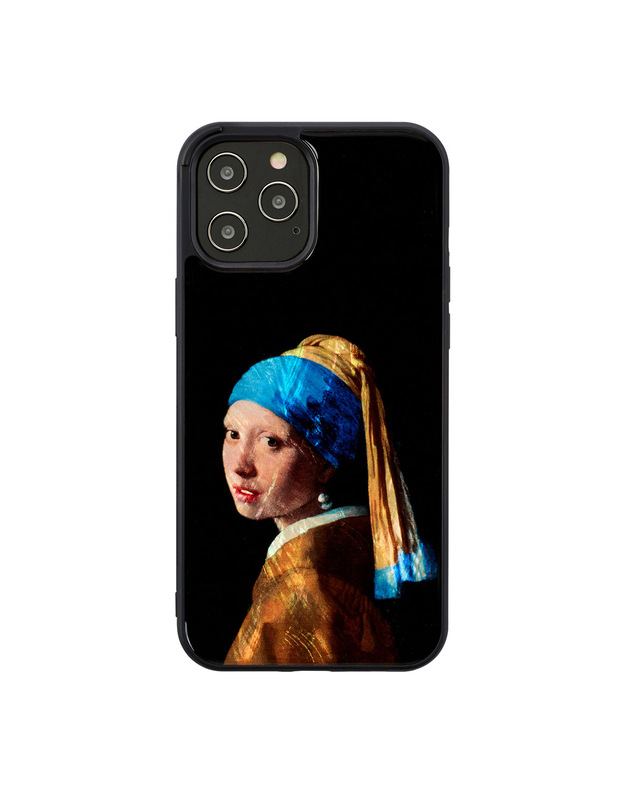 iKins case for Apple iPhone 12/12 Pro girl with a pearl earring