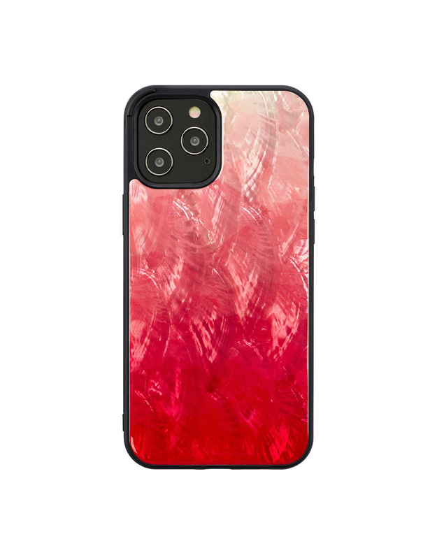 iKins case for Apple iPhone 12/12 Pro pink lake black