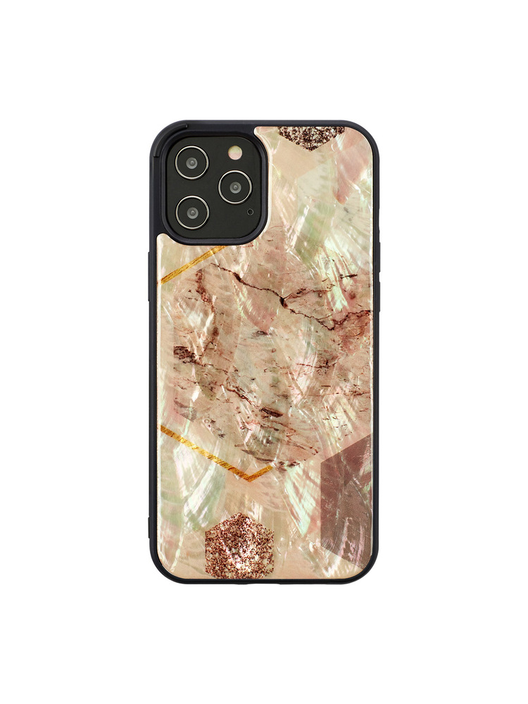 iKins case for Apple iPhone 12/12 Pro pink marble