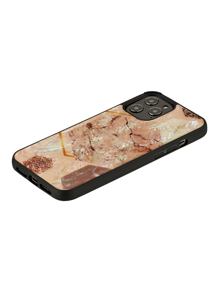 iKins case for Apple iPhone 12/12 Pro pink marble