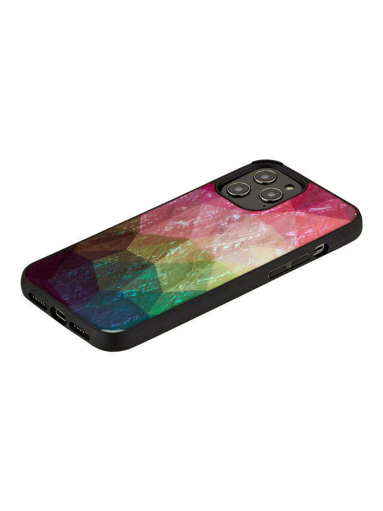 iKins case for Apple iPhone 12/12 Pro water flower black