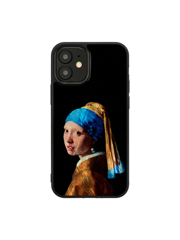 iKins case for Apple iPhone 12 mini girl with a pearl earring