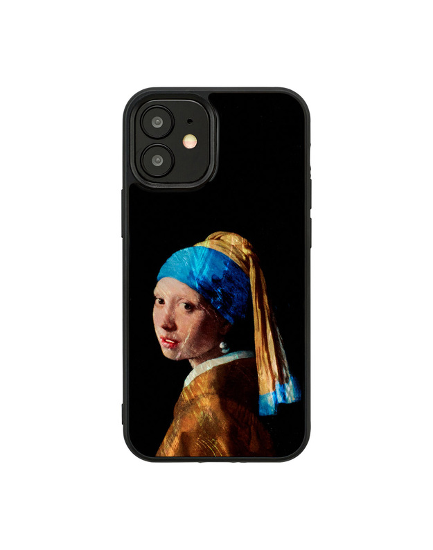 iKins case for Apple iPhone 12 mini girl with a pearl earring