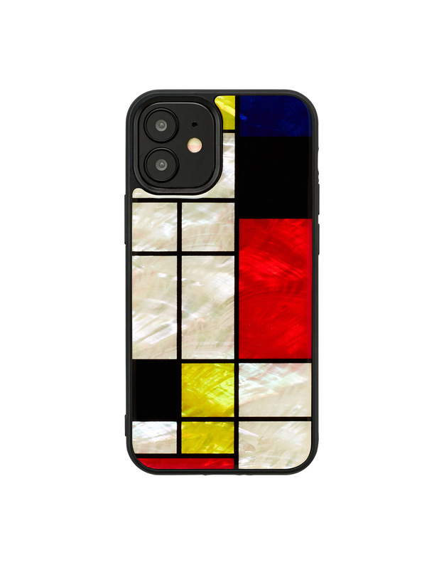 iKins case for Apple iPhone 12 mini mondrian black