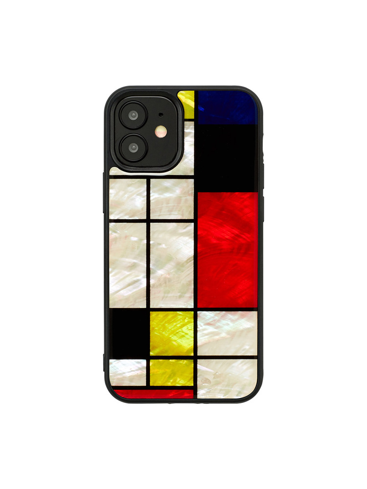 iKins case for Apple iPhone 12 mini mondrian black