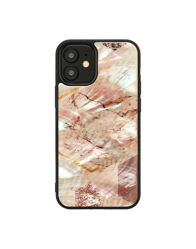 iKins case for Apple iPhone 12 mini pink marble