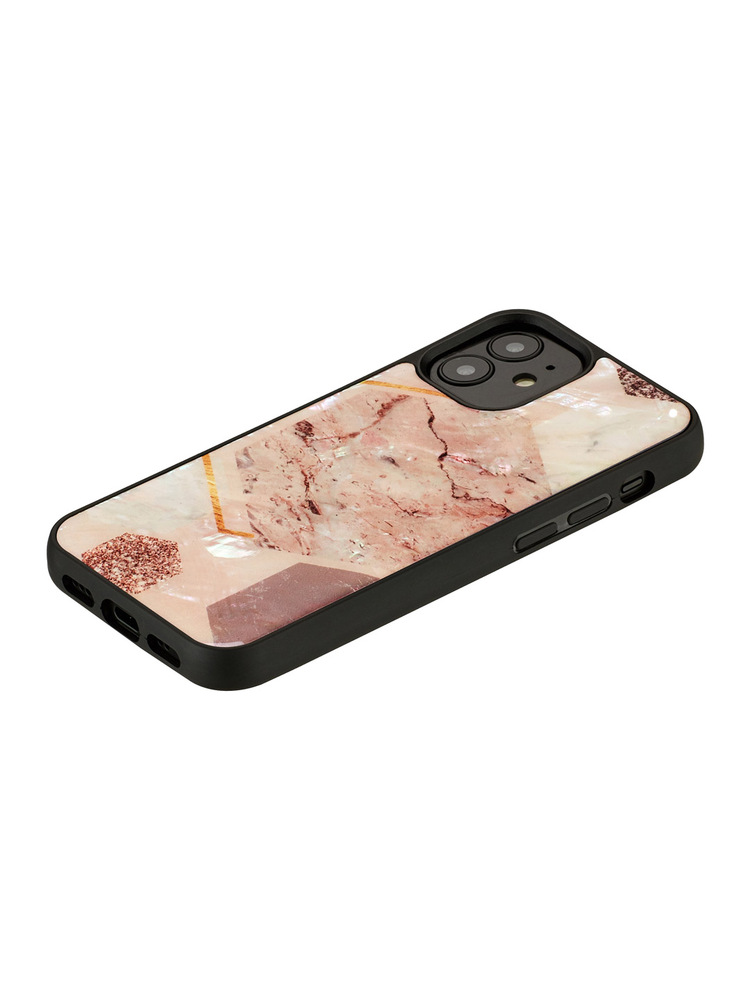 iKins case for Apple iPhone 12 mini pink marble