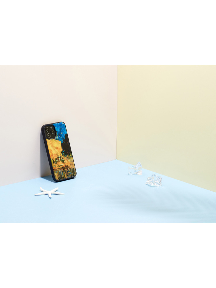 iKins case for Apple iPhone 12 Pro Max cafe terrace black