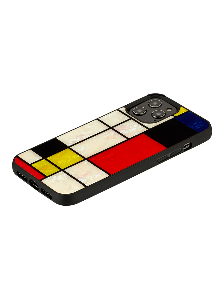 iKins case for Apple iPhone 12 Pro Max mondrian black