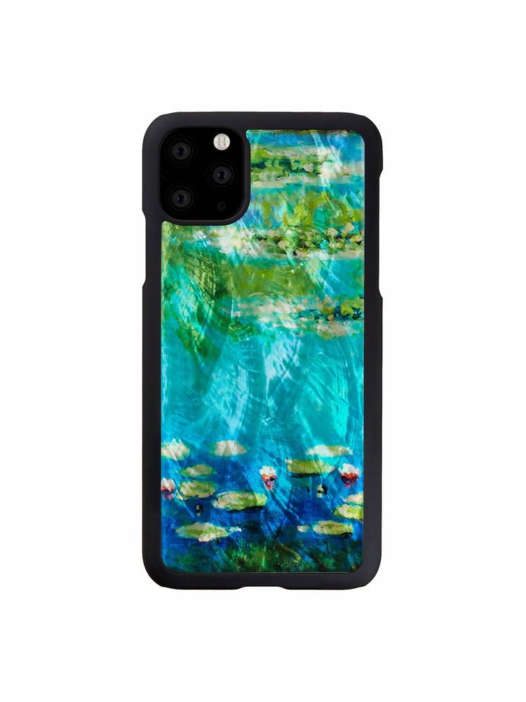 iKins SmartPhone case iPhone 11 Pro Max water lilies black