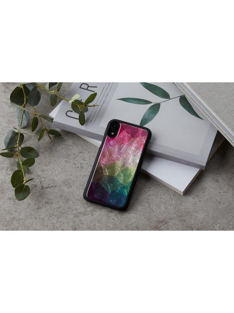 iKins SmartPhone case iPhone XR water flower black