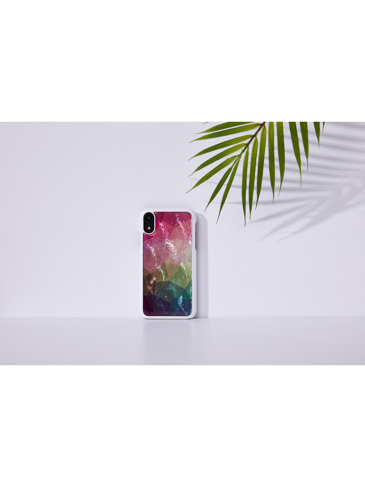 iKins SmartPhone case iPhone XR water flower white