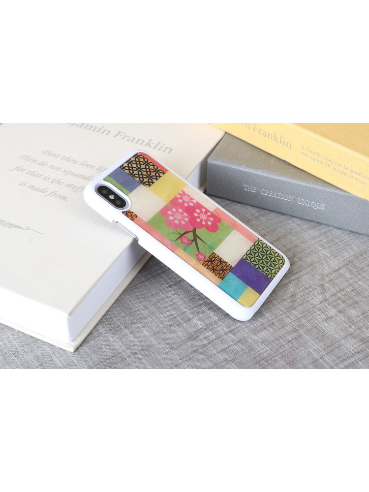 iKins SmartPhone case iPhone XS/S cherry blossom white