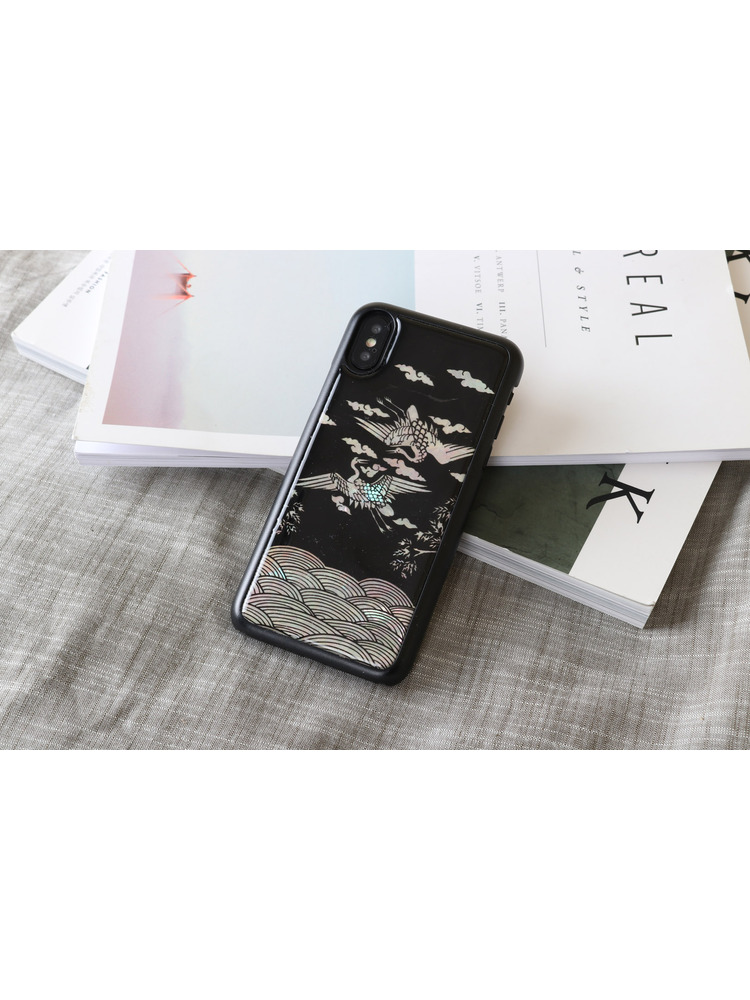 iKins SmartPhone case iPhone XS/S crane black