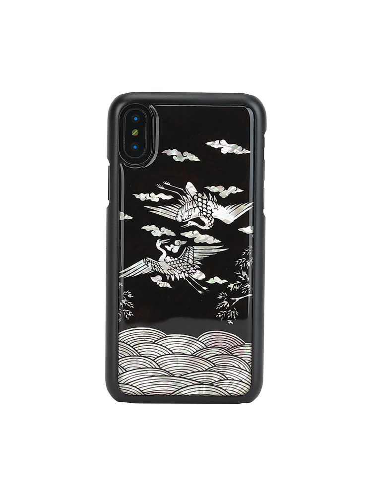 iKins SmartPhone case iPhone XS/S crane black