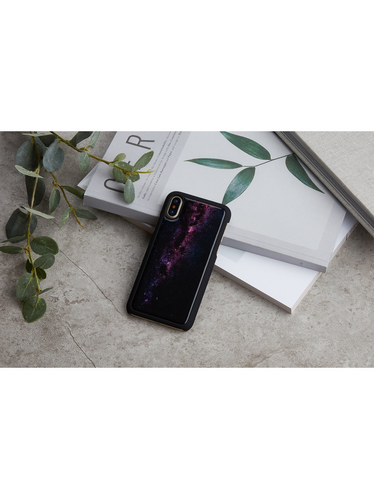 iKins SmartPhone case iPhone XS/S milky way black