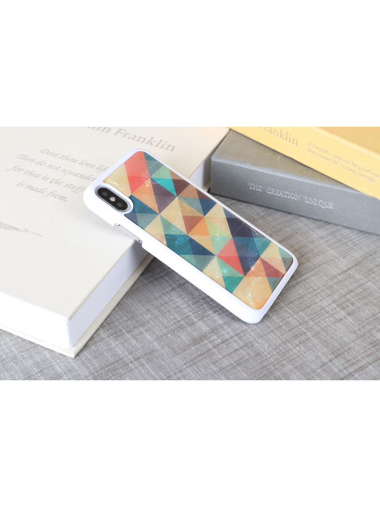 iKins SmartPhone case iPhone XS/S mosaic white