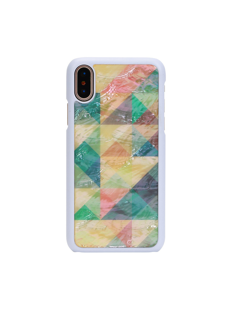 iKins SmartPhone case iPhone XS/S mosaic white