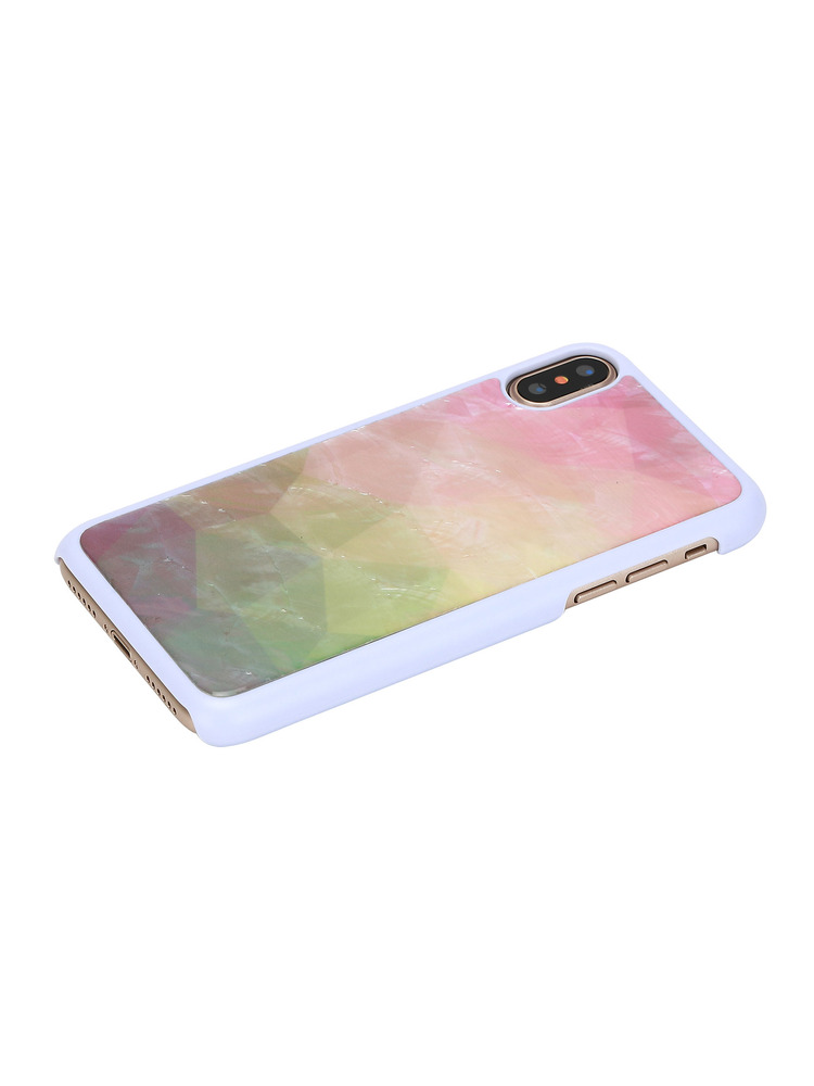 iKins SmartPhone case iPhone XS/S water flower white