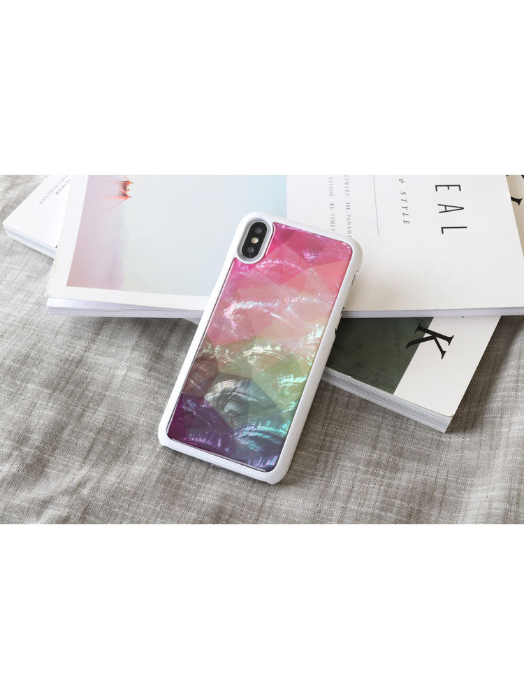 iKins SmartPhone case iPhone XS/S water flower white