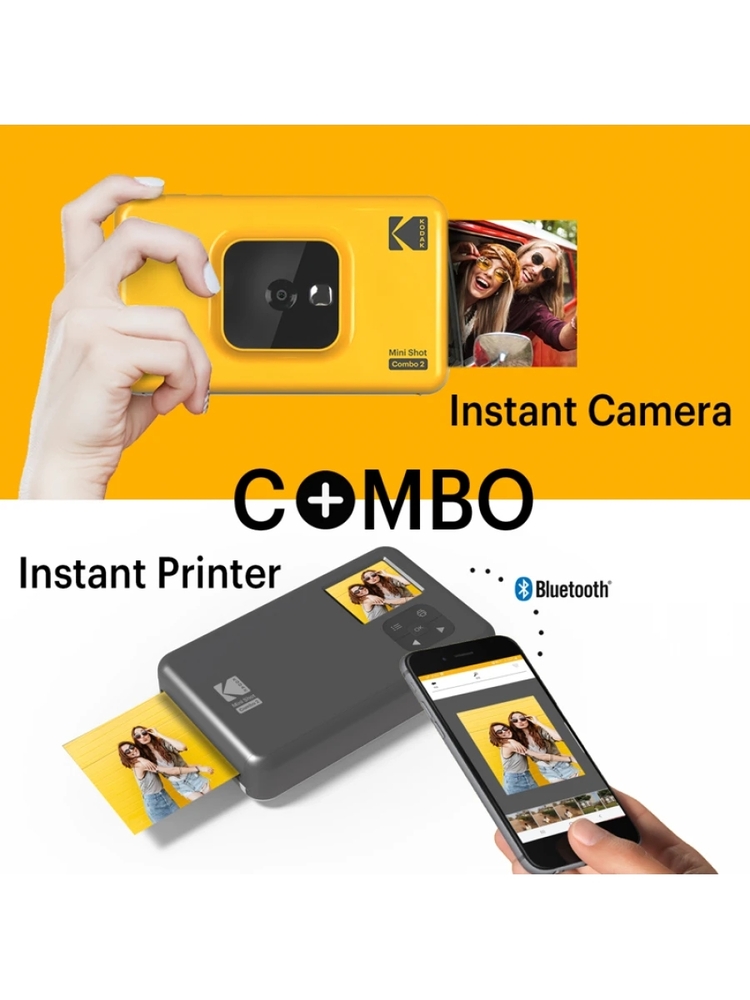 Kodak Mini Shot 2  Camera and Printer Combo Yellow