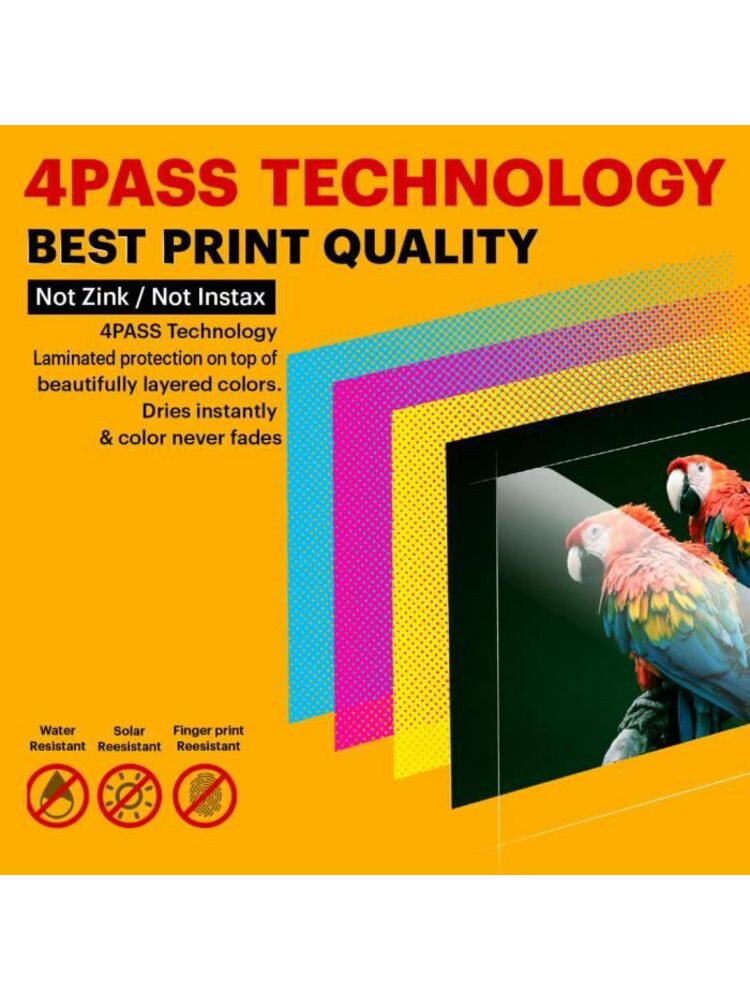 Kodak PD460 Printer Dock Bluetoot Yellow and 10 paper