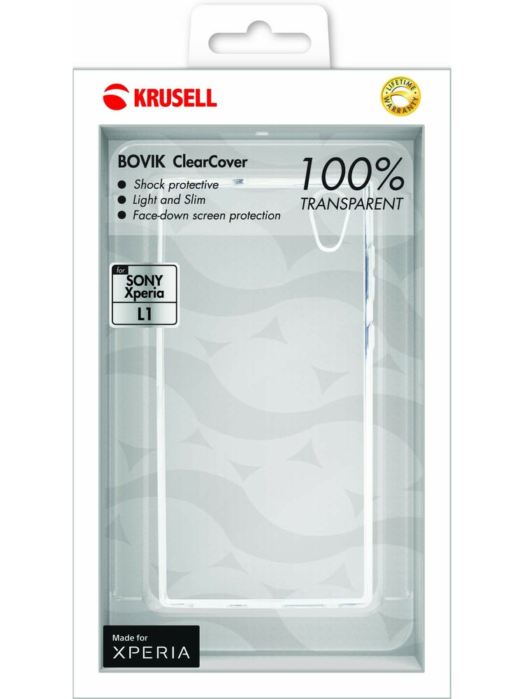 Krusell Bovik Cover Sony Xperia L1 transparent