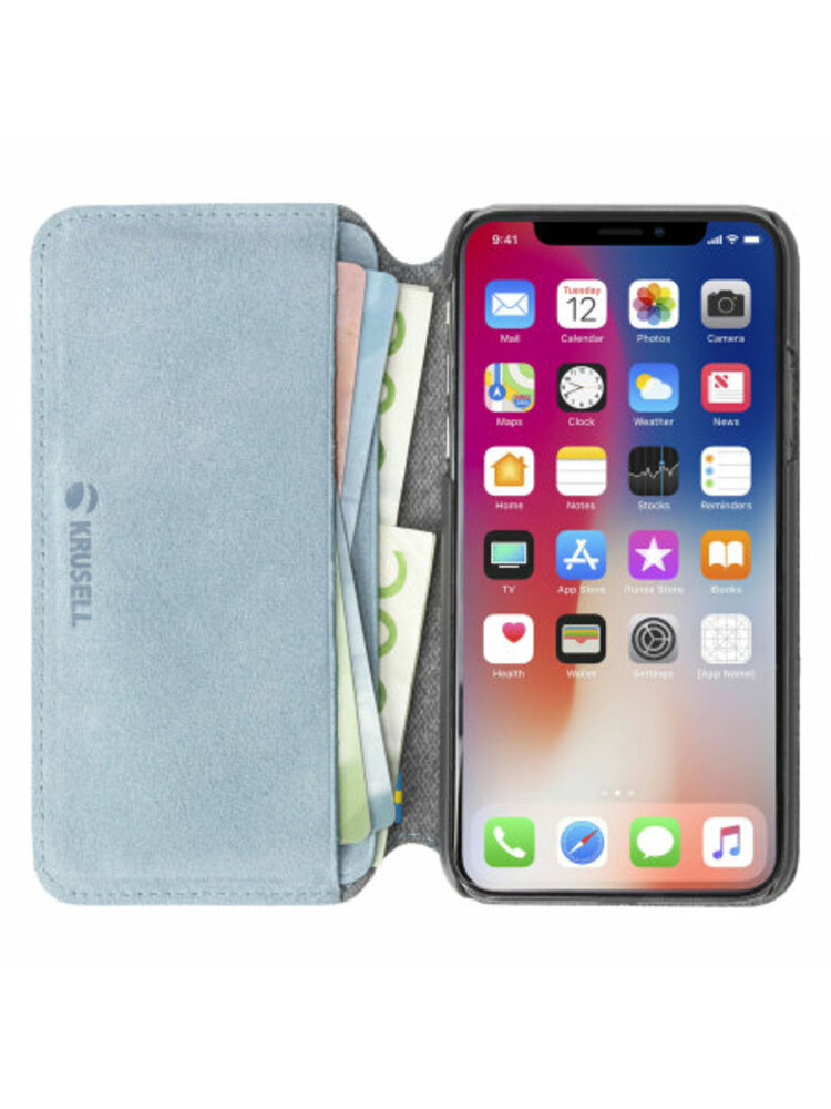 Krusell Broby 4 Card SlimWallet Apple iPhone XS blue