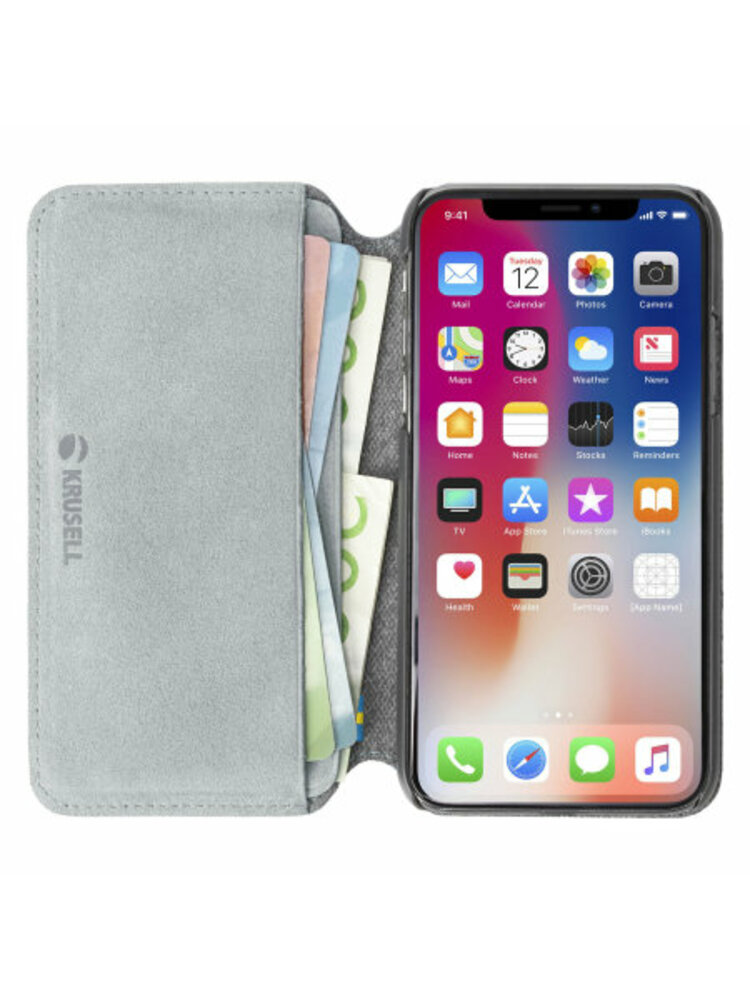 Krusell Broby 4 Card SlimWallet Apple iPhone XS light grey