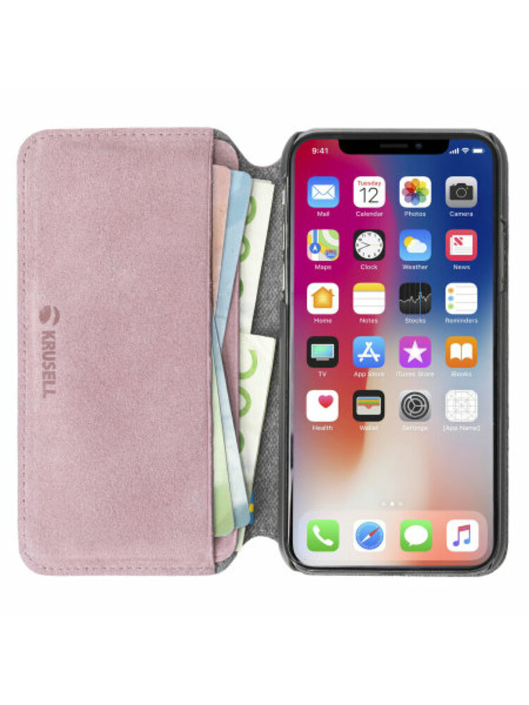 Krusell Broby 4 Card SlimWallet Apple iPhone XS pink