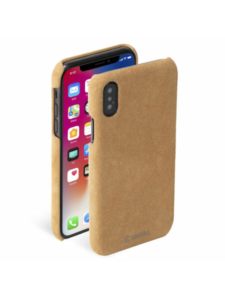 Krusell Broby Cover Apple iPhone XS cognac