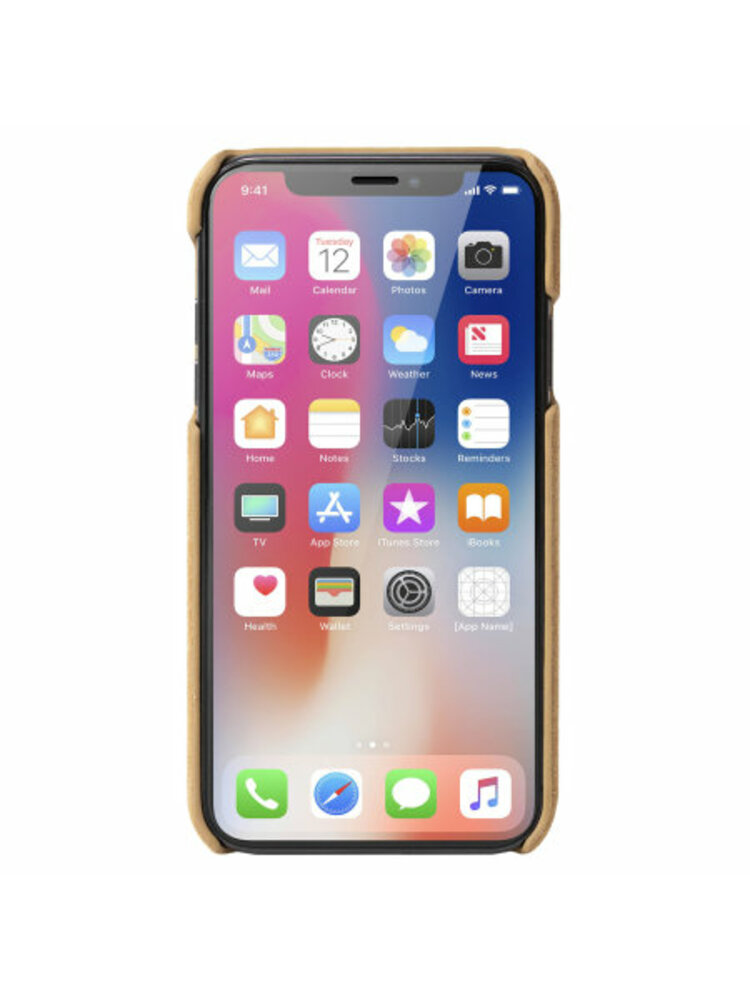 Krusell Broby Cover Apple iPhone XS cognac