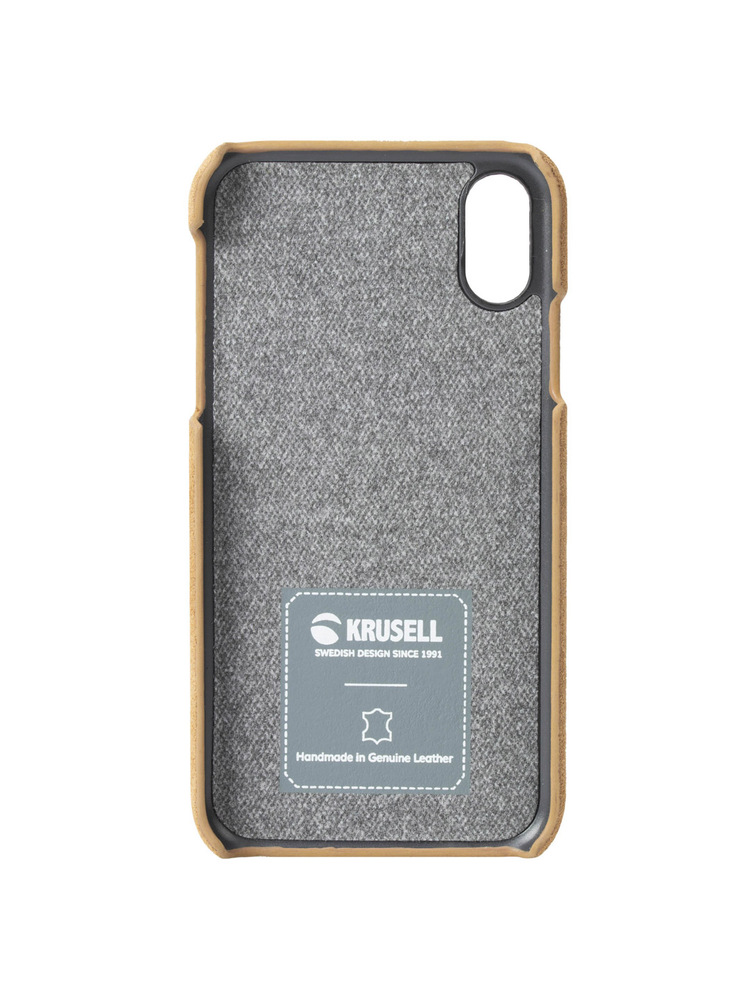 Krusell Broby Cover Apple iPhone XS Max cognac