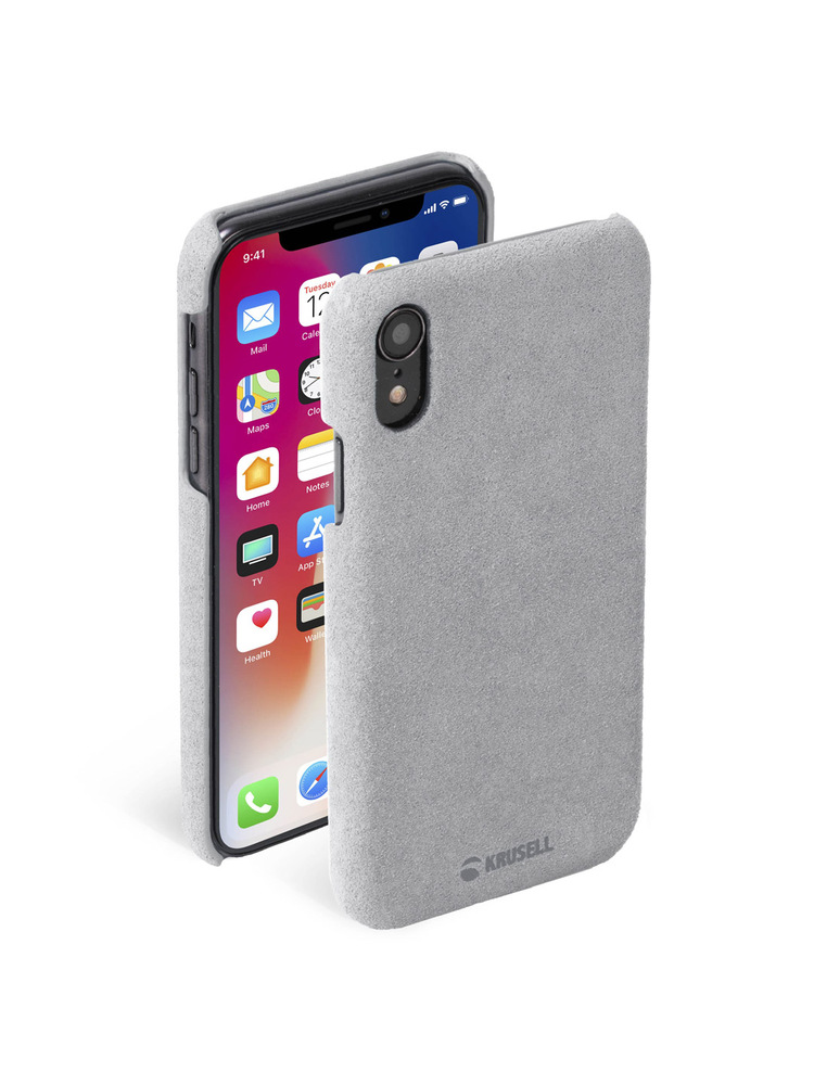 Krusell Broby Cover Apple iPhone XS Max light grey