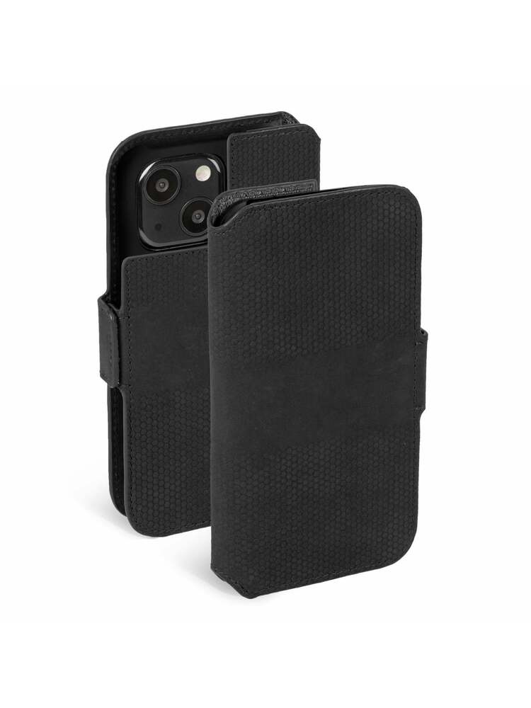 Krusell Leather PhoneWallet Apple iPhone 13 black (62394)