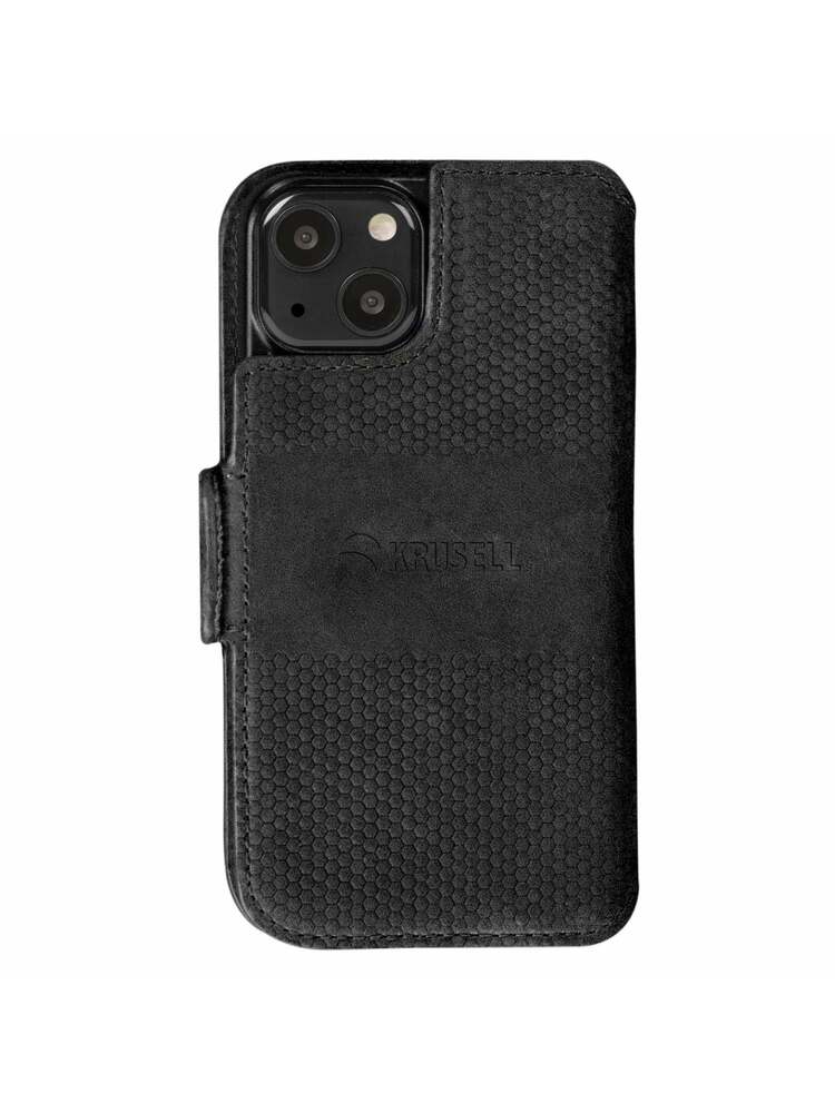 Krusell Leather PhoneWallet Apple iPhone 13 black (62394)