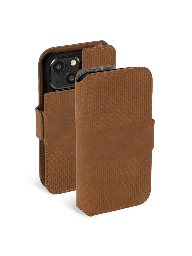 Krusell Leather PhoneWallet Apple iPhone 13 cognac (62398)