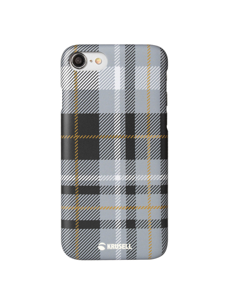 Krusell Limited Cover Apple iPhone 8/7 plaid dark grey