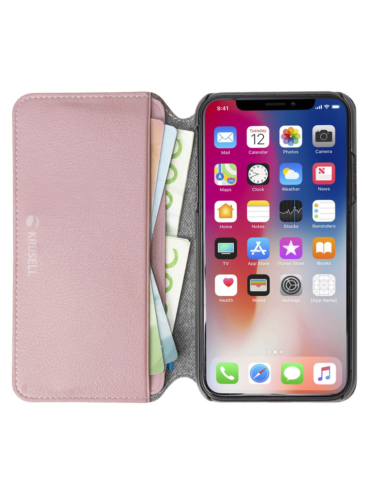 Krusell Pixbo 4 Card SlimWallet Apple iPhone XS Max rose